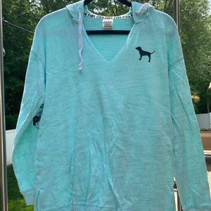 Pink Hooded Long Sleeve T